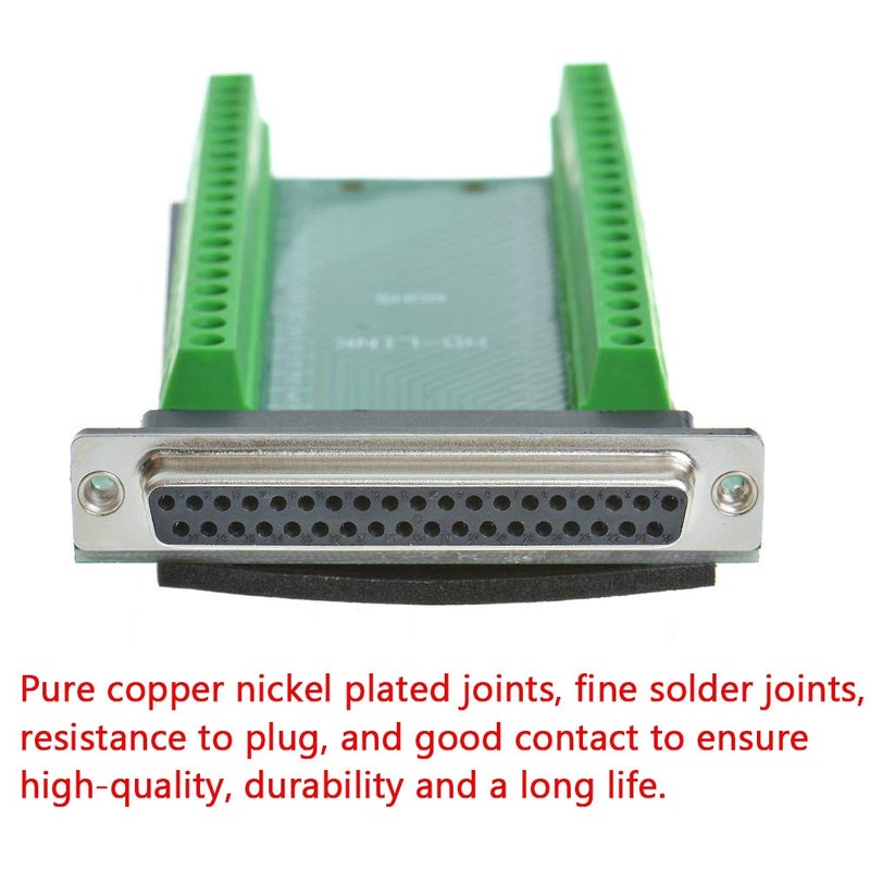 ANMBEST DB37 Solderless RS232 D-SUB Serial to 37-pin Port Terminal Female Adapter Connector Breakout Board - Image 2